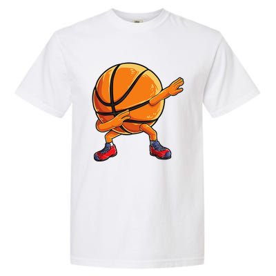 Dabbing Basketball Ball Funny Sports Player Garment-Dyed Heavyweight T-Shirt