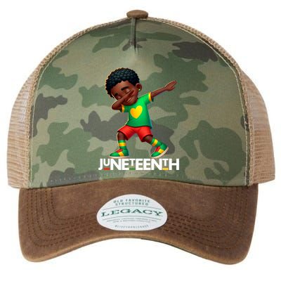 Dabbing Black Brown Skin Prince Junenth 1865 Gift Legacy Tie Dye Trucker Hat