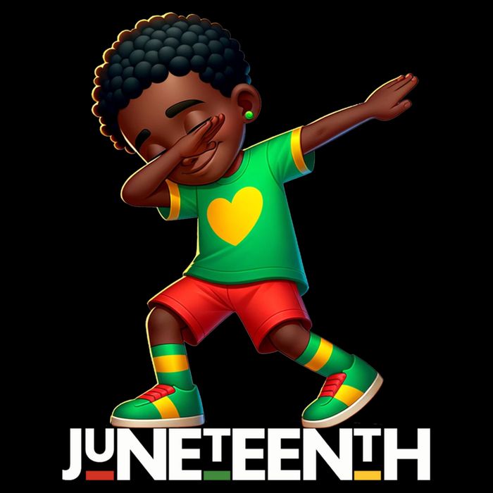 Dabbing Black Brown Skin Prince Junenth 1865 Gift Backpack