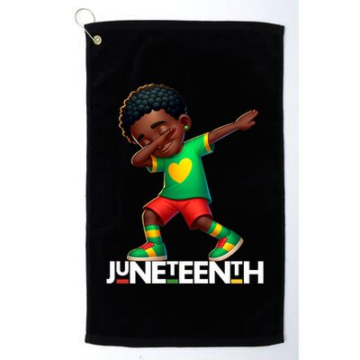 Dabbing Black Brown Skin Prince Junenth 1865 Gift Golf Towel