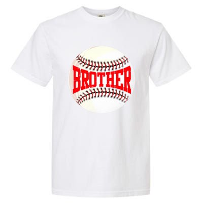 Distressed Baseball Brother Funny Fathers Day Gift Garment-Dyed Heavyweight T-Shirt