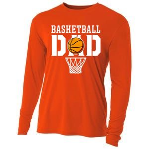 Dad Basketball Basketball Dad Gift Cooling Performance Long Sleeve Crew