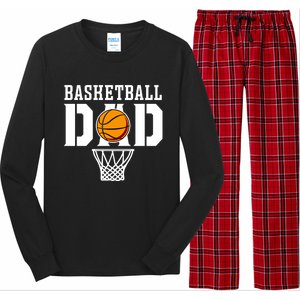 Dad Basketball Basketball Dad Gift Long Sleeve Pajama Set