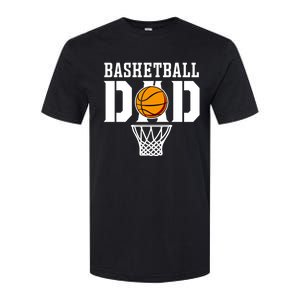 Dad Basketball Basketball Dad Gift Softstyle CVC T-Shirt