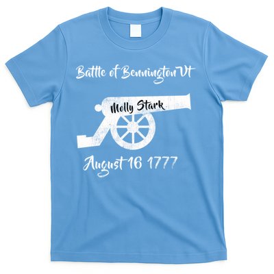 Distressed Battle Bennington Vt Day Molly Stark Cannon Retro Cool Gift T-Shirt