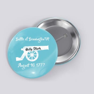 Distressed Battle Bennington Vt Day Molly Stark Cannon Retro Cool Gift Button