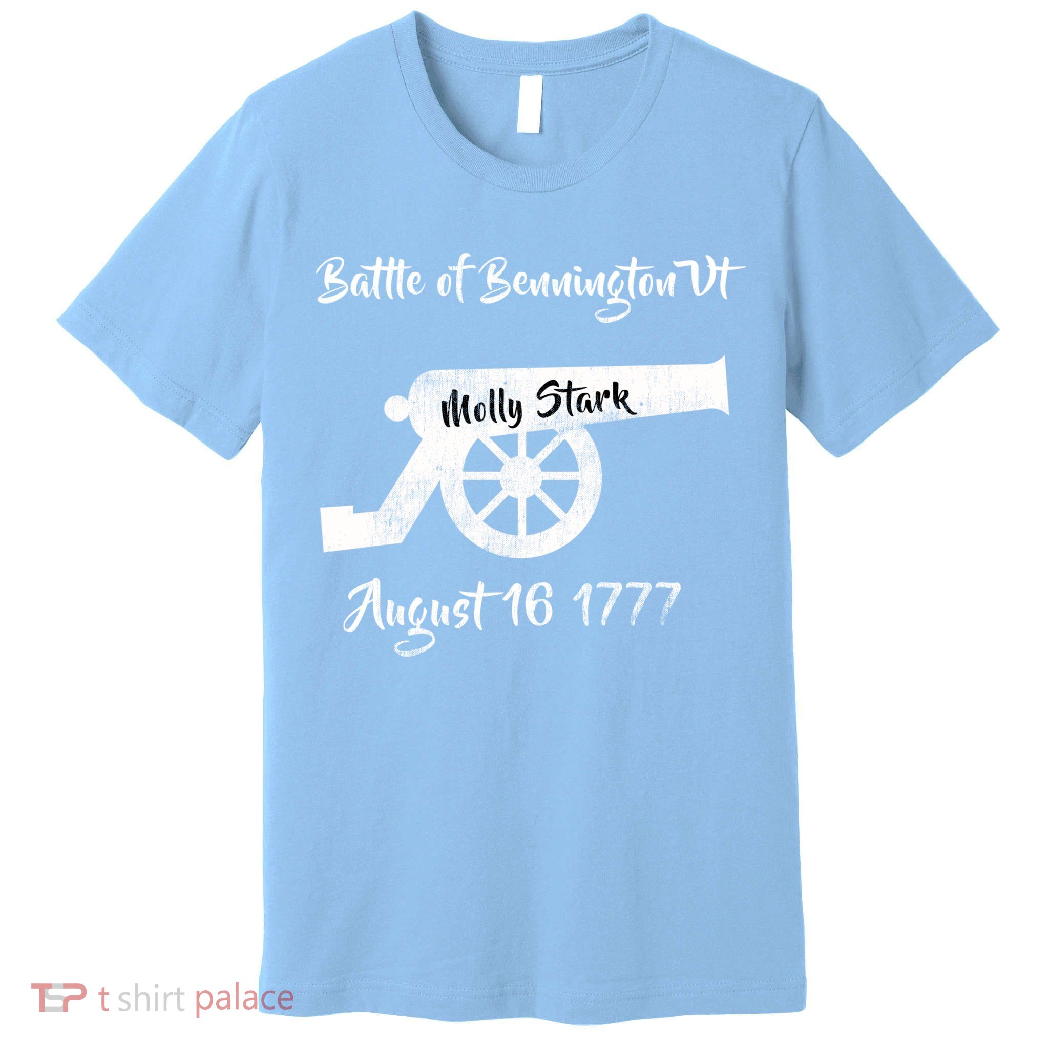 Distressed Battle Bennington Vt Day Molly Stark Cannon Retro Cool Gift Premium T-Shirt