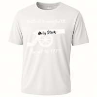 Distressed Battle Bennington Vt Day Molly Stark Cannon Retro Cool Gift Cooling Performance Crew T-Shirt