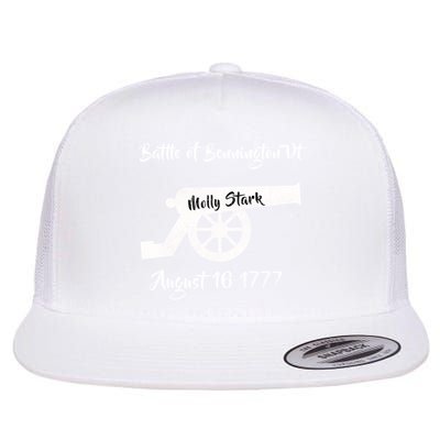 Distressed Battle Bennington Vt Day Molly Stark Cannon Retro Cool Gift Flatbill Hat