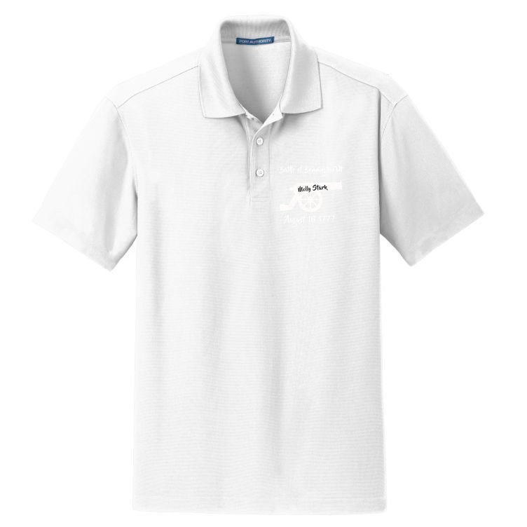 Distressed Battle Bennington Vt Day Molly Stark Cannon Retro Cool Gift Dry Zone Grid Polo