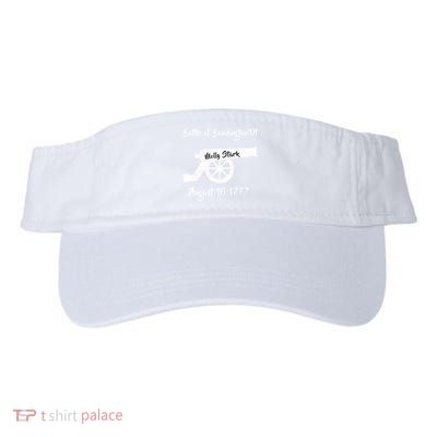 Distressed Battle Bennington Vt Day Molly Stark Cannon Retro Cool Gift Visor