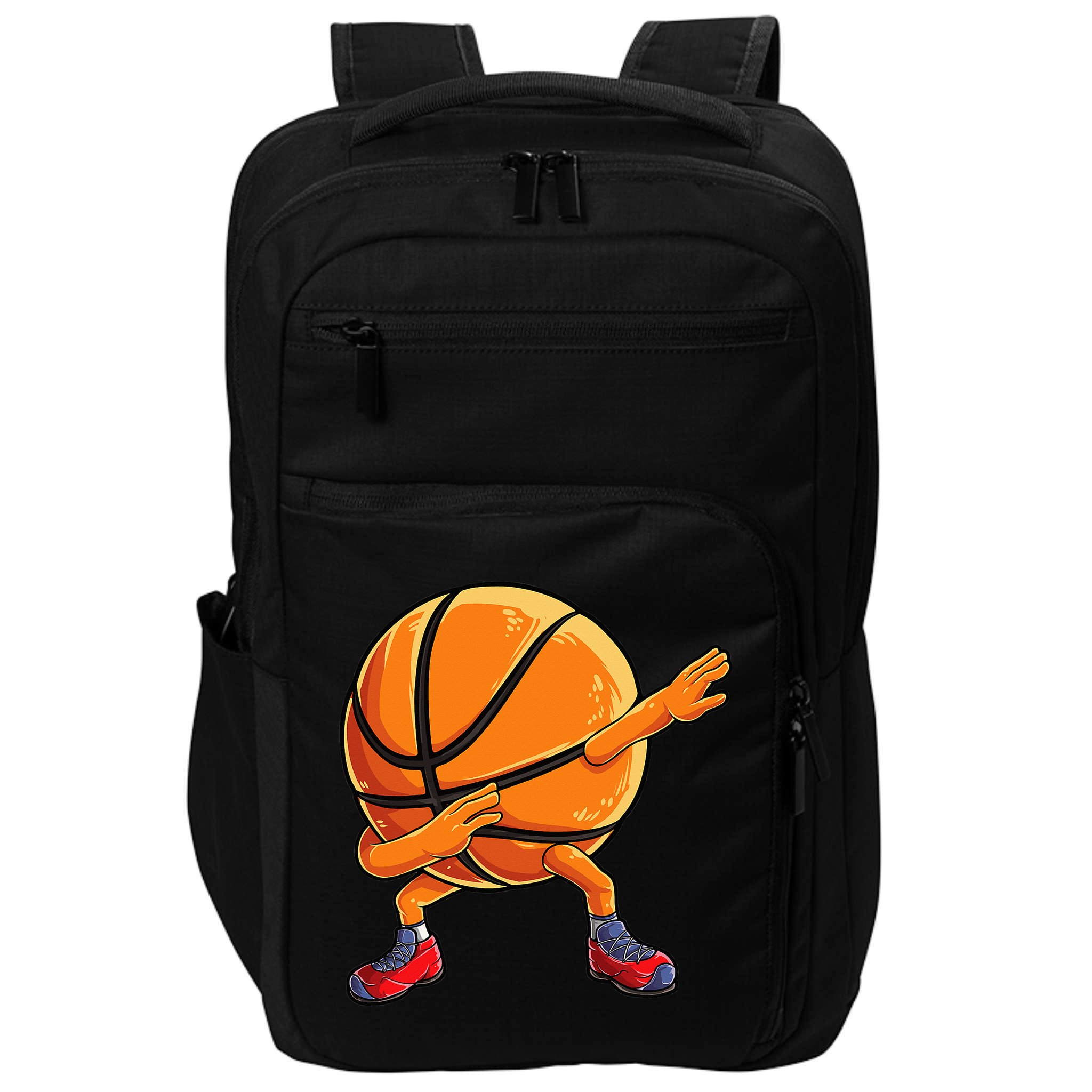 Dabbing Basketball Ball Funny  Sports Player Impact Tech Backpack