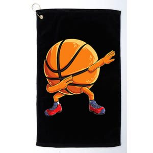 Dabbing Basketball Ball Funny  Sports Player Platinum Collection Golf Towel