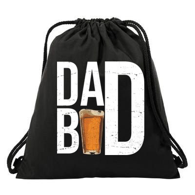 Dad Bod Beer Drawstring Bag