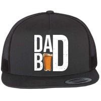 Dad Bod Beer Flat Bill Trucker Hat