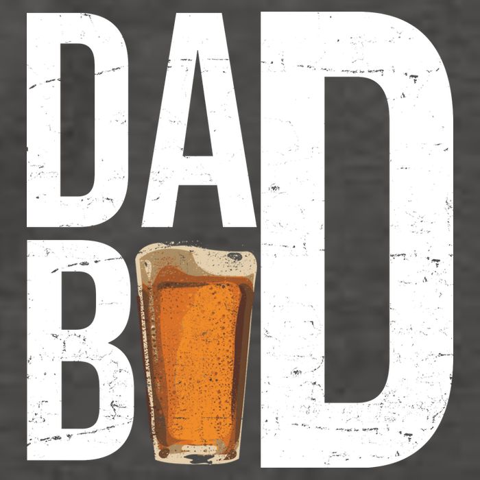 Dad Bod Beer Vector Backpack