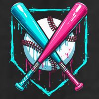 Drip Baseball Bat Baseball Drip 11oz C Handle Ceramic Mug