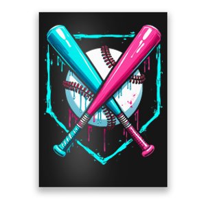 Drip Baseball Bat Baseball Drip Poster