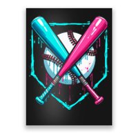 Drip Baseball Bat Baseball Drip Poster