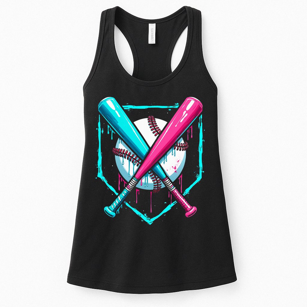 Drip Baseball Bat Baseball Drip Womens Tank Top