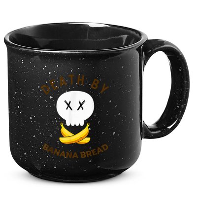 Death By Banana Bread 15oz Campfire Ceramic Mug