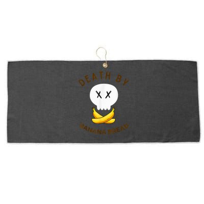 Death By Banana Bread Large Microfiber Waffle Golf Towel