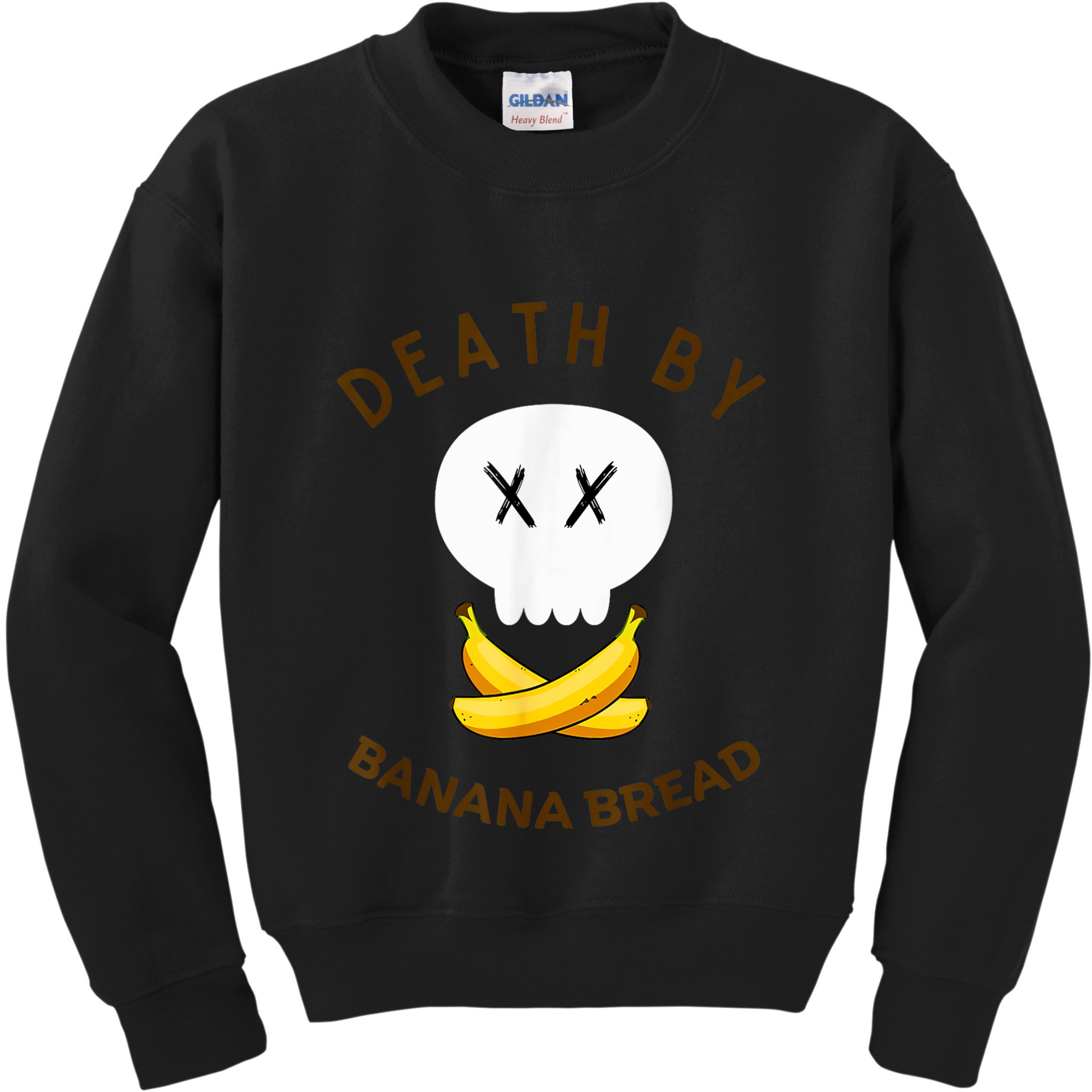 Death By Banana Bread Kids Sweatshirt