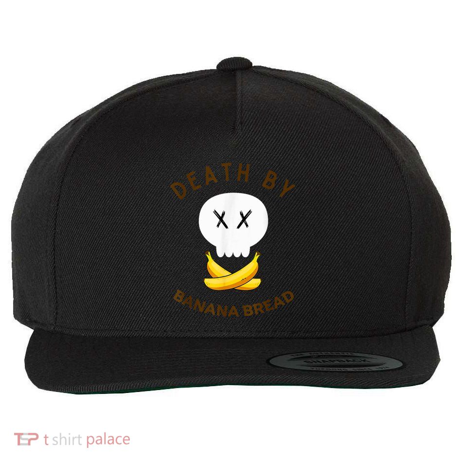 Death By Banana Bread Wool Snapback Cap