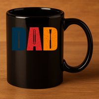 Dad Barbecue Bbq Set Father's Day Gift 11oz C Handle Ceramic Mug