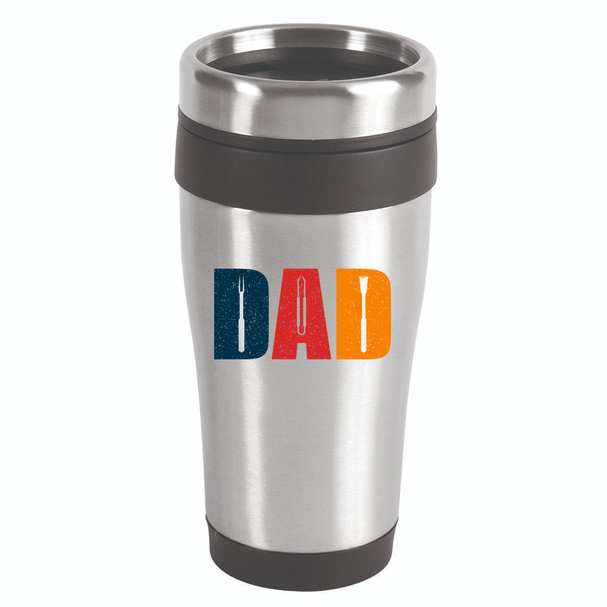 Dad Barbecue Bbq Set Father's Day Gift 16oz Travel Tumbler