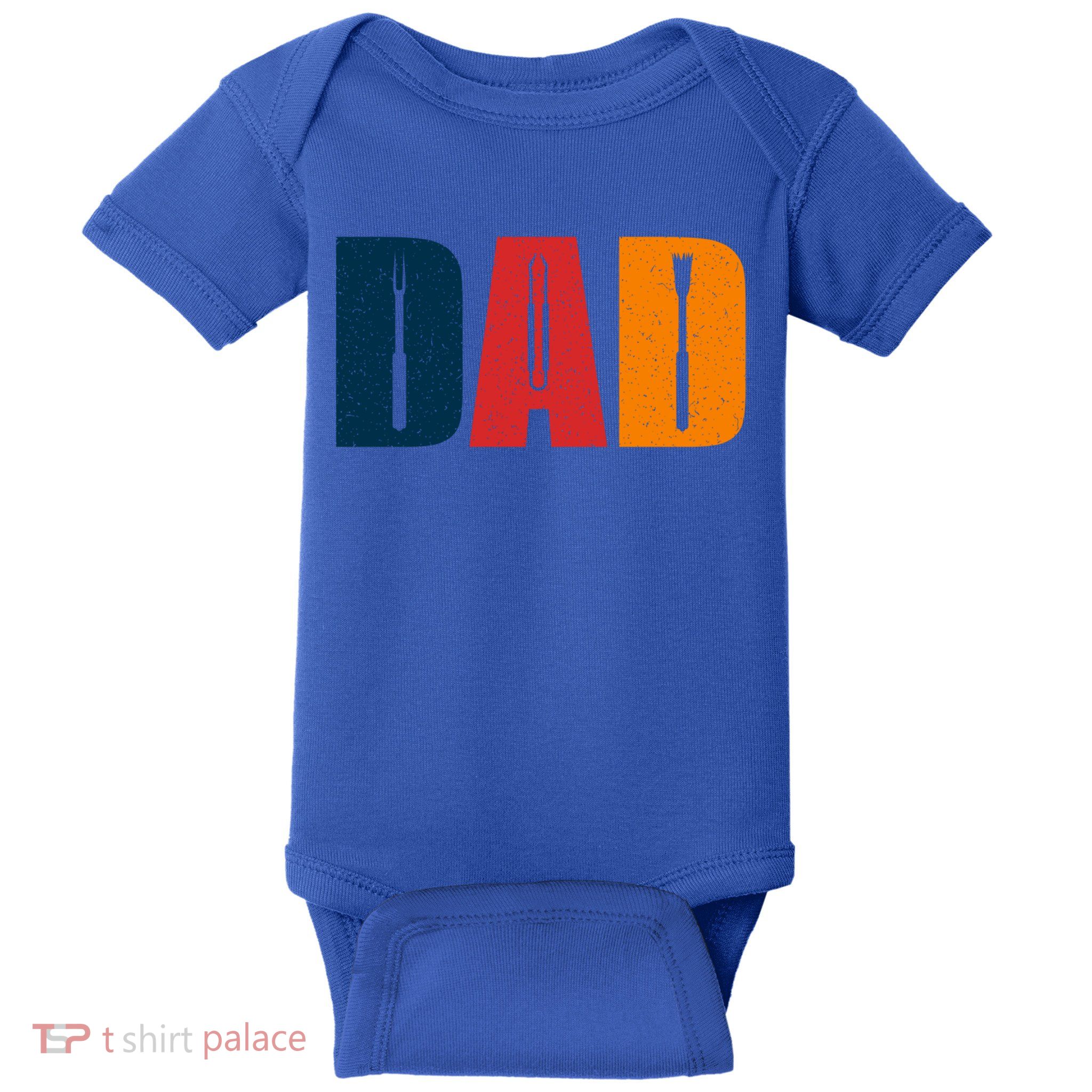 Dad Barbecue Bbq Set Father's Day Gift Baby Bodysuit