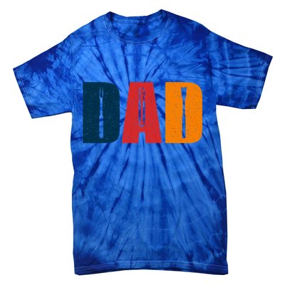 Dad Barbecue Bbq Set Father's Day Gift Tie-Dye T-Shirt
