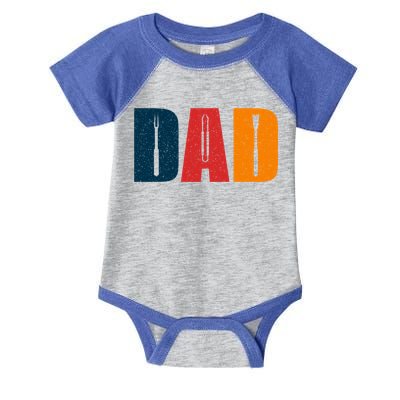Dad Barbecue Bbq Set Father's Day Gift Infant Baby Jersey Bodysuit