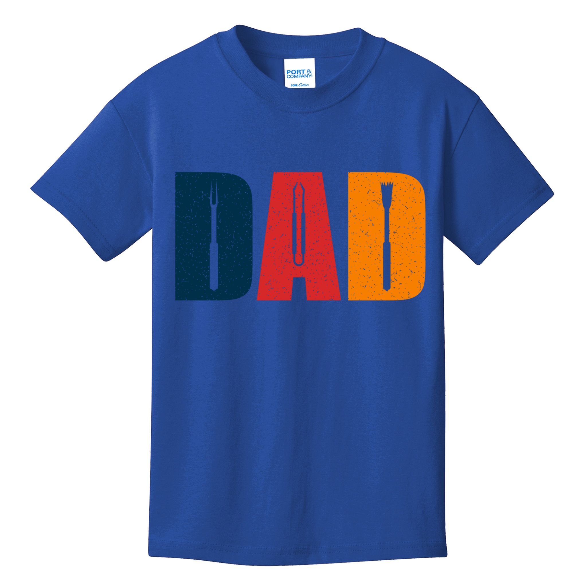 Dad Barbecue Bbq Set Father's Day Gift Kids T-Shirt