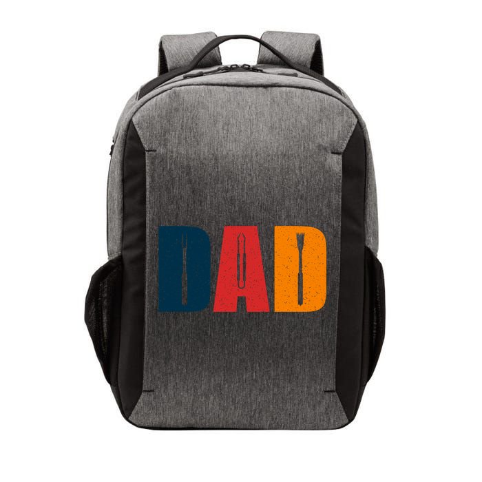 Dad Barbecue Bbq Set Father's Day Gift Vector Backpack