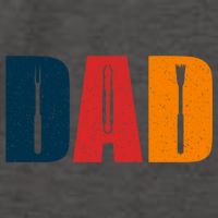 Dad Barbecue Bbq Set Father's Day Gift Vector Backpack