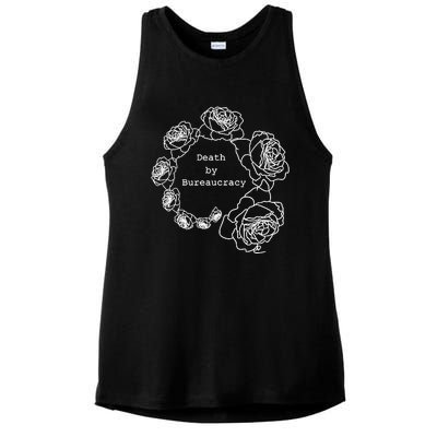 Death By Bureaucracy Ladies PosiCharge Tri-Blend Wicking Tank