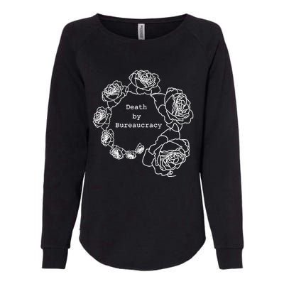 Death By Bureaucracy Womens California Wash Sweatshirt