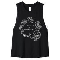 Death By Bureaucracy Women's Racerback Cropped Tank