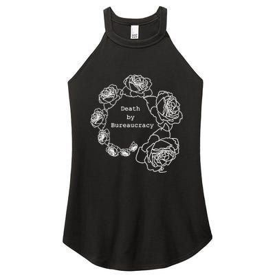 Death By Bureaucracy Women's Perfect Tri Rocker Tank