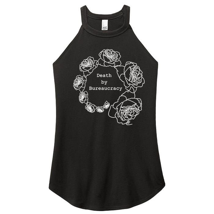 Death By Bureaucracy Women's Perfect Tri Rocker Tank