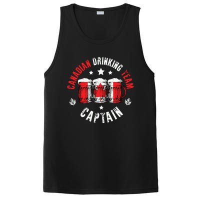 Drink Beer Can Canada Flag Funny Drinking Canadian Team PosiCharge Competitor Tank