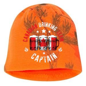 Drink Beer Can Canada Flag Funny Drinking Canadian Team Kati - Camo Knit Beanie