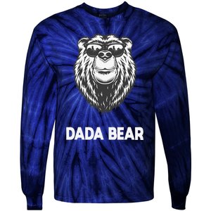 Dada Bear Cool Gift For Father Day Birthday Tie-Dye Long Sleeve Shirt