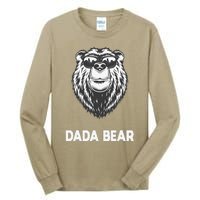 Dada Bear Cool Gift For Father Day Birthday Tall Long Sleeve T-Shirt