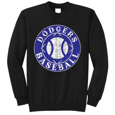 Dodger Baseball Crest Sweatshirt