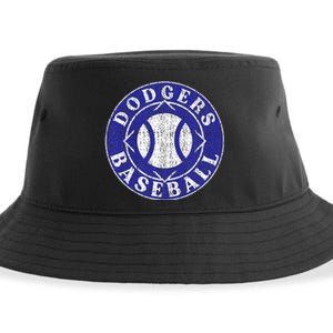 Dodger Baseball Crest Sustainable Bucket Hat