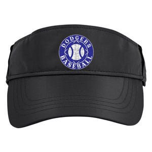 Dodger Baseball Crest Adult Drive Performance Visor