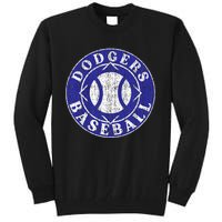 Dodger Baseball Crest Tall Sweatshirt