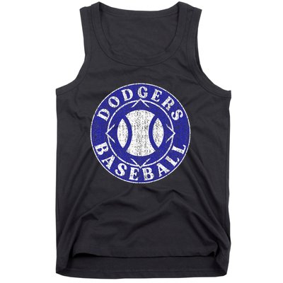 Dodger Baseball Crest Tank Top